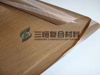 PTFE铁氟龙玻纤单面涂层布